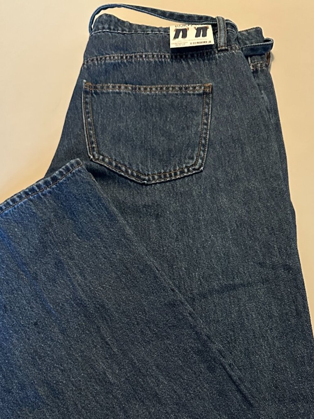 David Bitton Buffalo Women's Jeans Belted Wide Leg Size 10 NWT